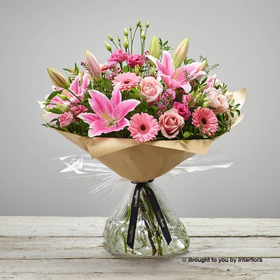 Pink Radiance Hand tied