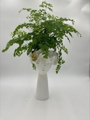 White Planter Head