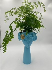 Blue Head Planter