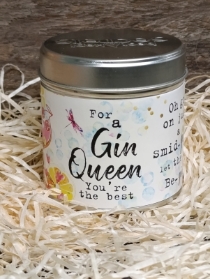 Gin Queen Candle.